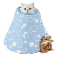 Nyanta Club Fluffy Snow Hut Bed Blue, CT317, cat Toy, Nyanta Club, cat Housing Needs, catsmart, Housing Needs, Toy